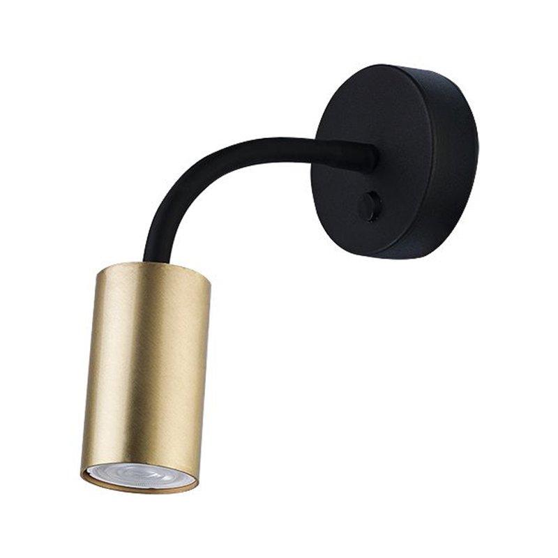 Бра Noor Spot Wall Lamp brass Латунь Черный в Омске | Loft Concept 