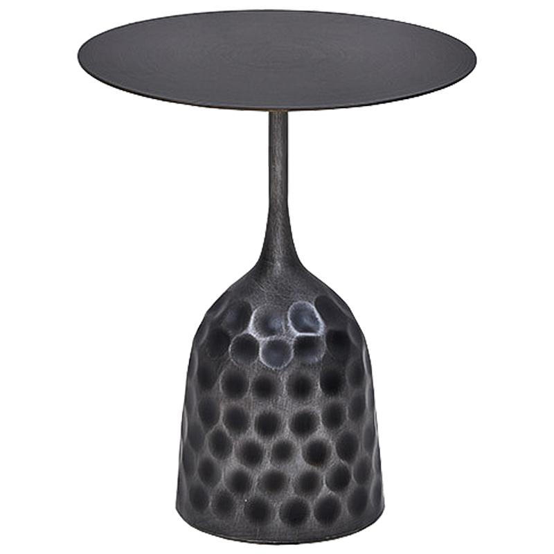 Приставной стол Cluster Surface Dark Nickel Side Table Графит в Омске | Loft Concept 