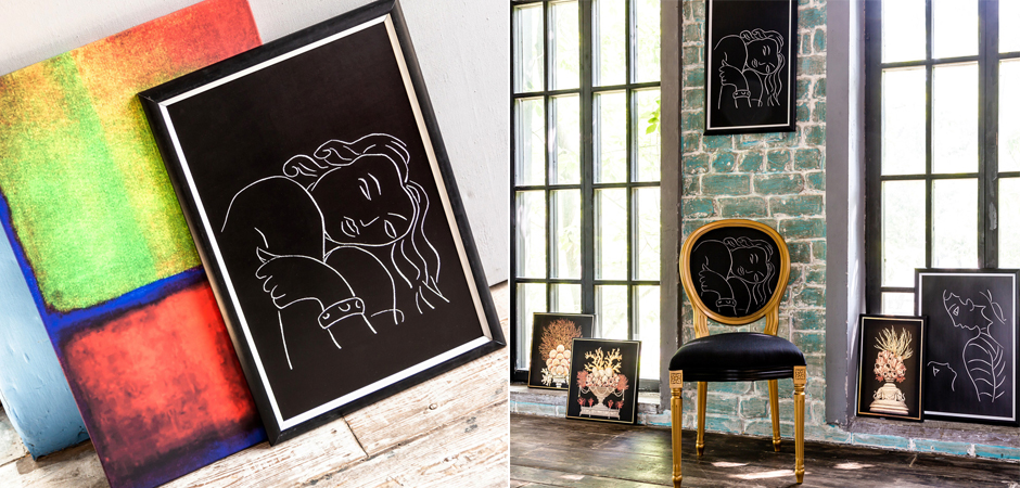 Постер White Silhouette Pasiphae Poster - Loft-Concept в Омске