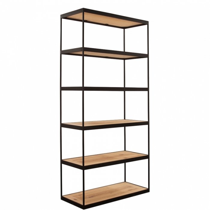 Стеллаж Industrial Oak Shelving Unit  в Омске | Loft Concept 