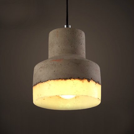 Подвесной светильник Art Concrete Pendant №11 Серый в Омске | Loft Concept 