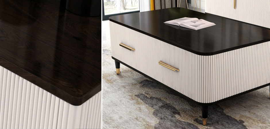 Birmingham Textured Coffee Table White Birmingham Textured Coffee Table White - Loft-Concept в Омске