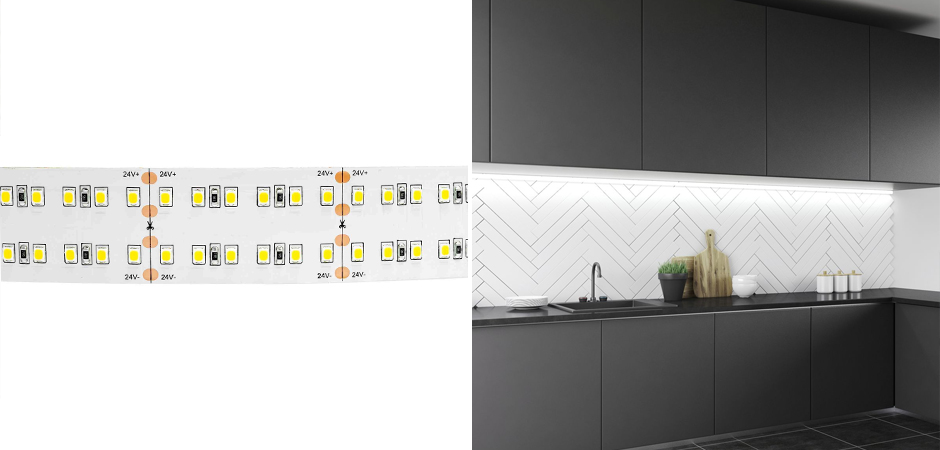 Светодиодная лента 42W/m 240 диодов/3м 2835SMD дневной белый 5M Светодиодная лента 42W/m 240 диодов/3м 2835SMD дневной белый 5M - Loft-Concept в Омске