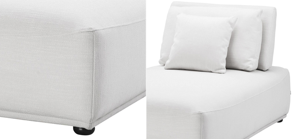 Кресло Eichholtz Chaise Longue Mondial white Кресло Eichholtz Chaise Longue Mondial white - Loft-Concept в Омске