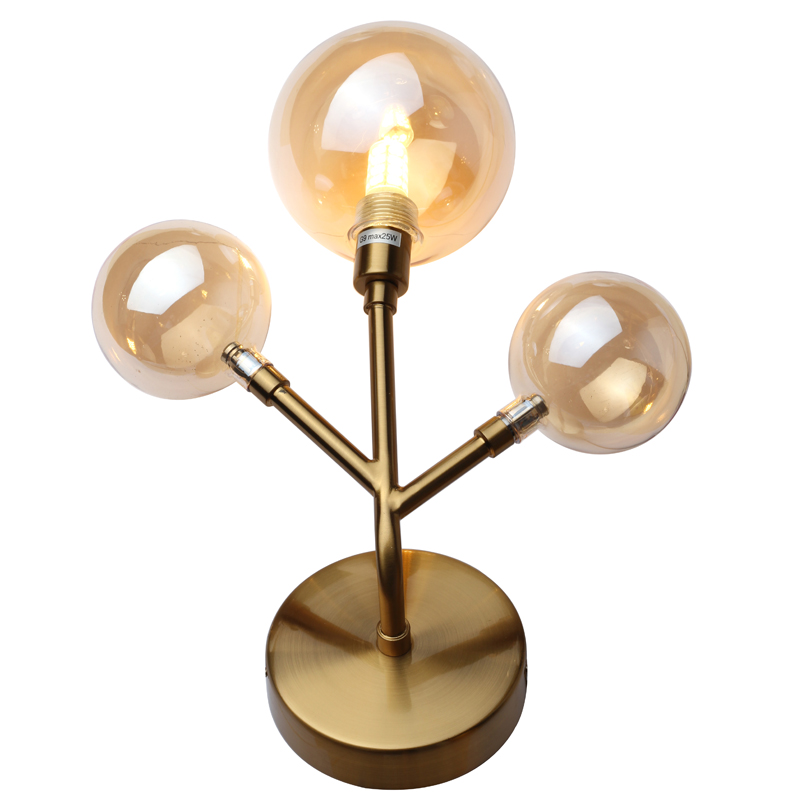 Бра Berries Trio Sconce bronze Бронза Прозрачный в Омске | Loft Concept 