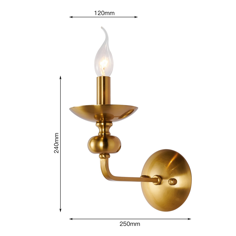 Бра бронзового цвета Candelabrum в Омске