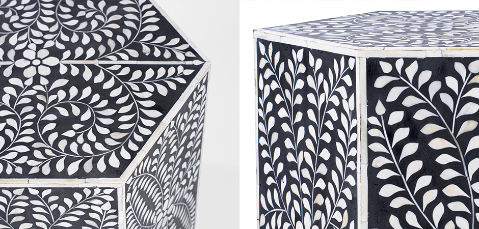 Табурет Inlaid Bone Hexagon Табурет Inlaid Bone Hexagon - Loft-Concept в Омске