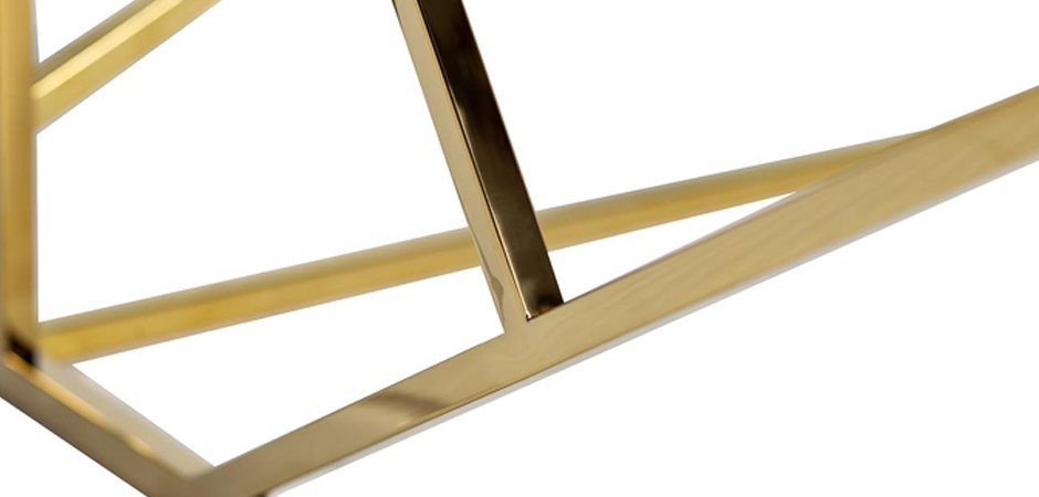 Кофейный стол Serene Furnishing Gold Clear Glass Top coffee table Кофейный стол Serene Furnishing Gold Clear Glass Top coffee table - Loft-Concept в Омске