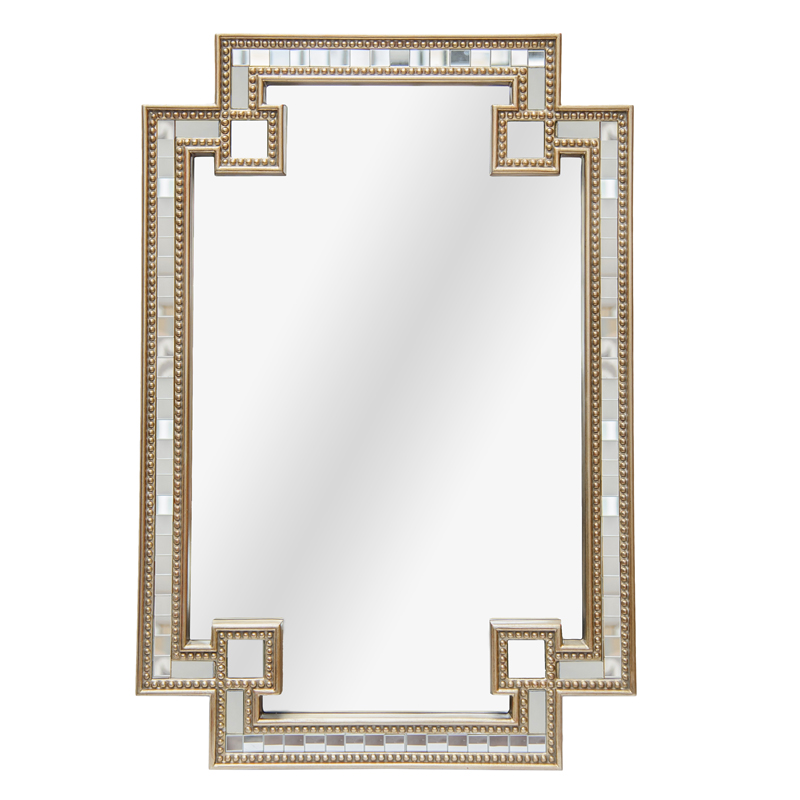 Зеркало Wallace Mirror gold edging Золотой в Омске | Loft Concept 