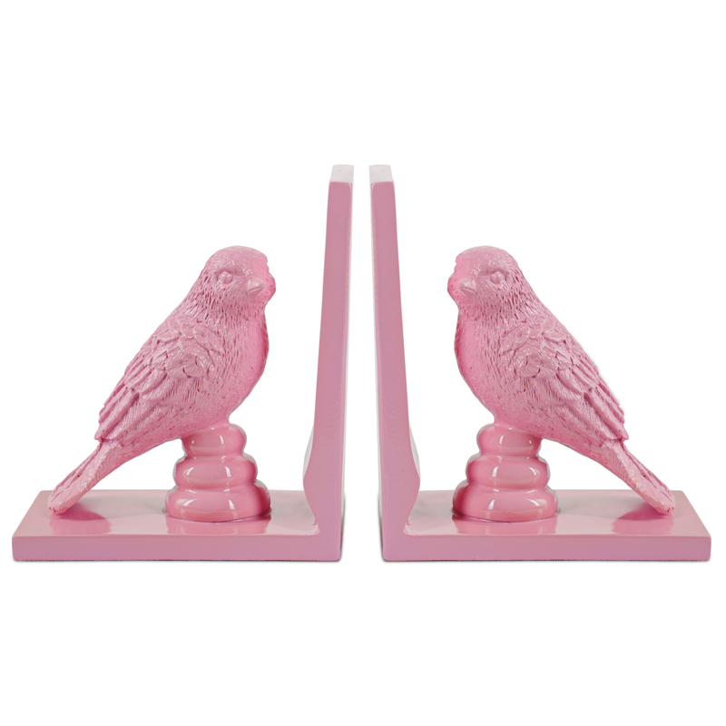 Держатель для книг Pink Birds Book Holder Розовый в Омске | Loft Concept 