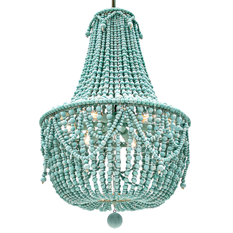 Люстра Chanteuse Chandelier Turquoise Бирюзовый в Омске | Loft Concept 