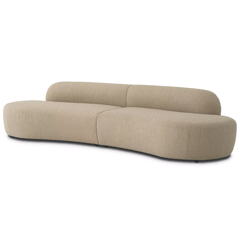 Диван Eichholtz Sofa Bjorn S Boucle sand Песочный в Омске | Loft Concept 