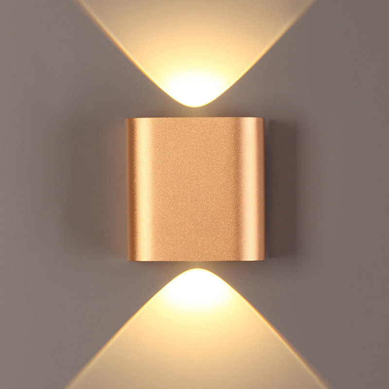 Бра Obverse Gold Square Wall lamp Золотой в Омске | Loft Concept 