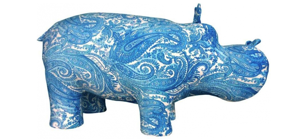 Пуф Бегемот Poof Hippo pattern Пуф Бегемот Poof Hippo pattern - Loft-Concept в Омске