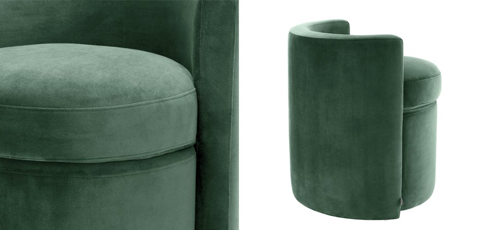 Кресло Eichholtz Stool Arcadia dark green Кресло Eichholtz Stool Arcadia dark green - Loft-Concept в Омске