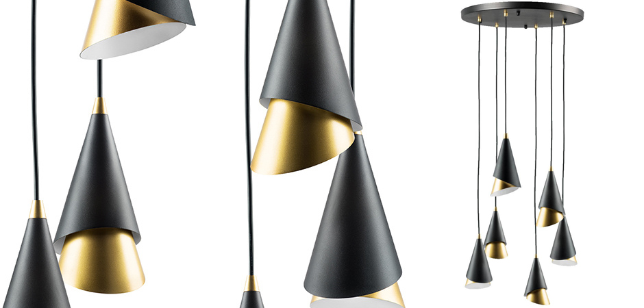 Люстра Lucio Black and Gold 6 Люстра Lucio Black and Gold 6 - Loft-Concept в Омске