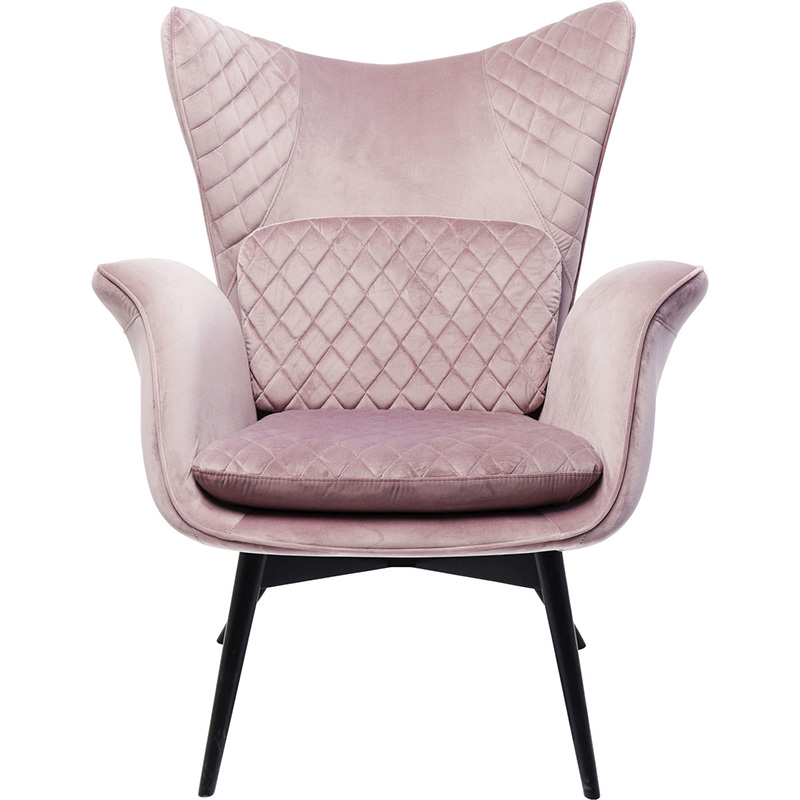 Кресло Pink Velvet Throne Розовый в Омске | Loft Concept 