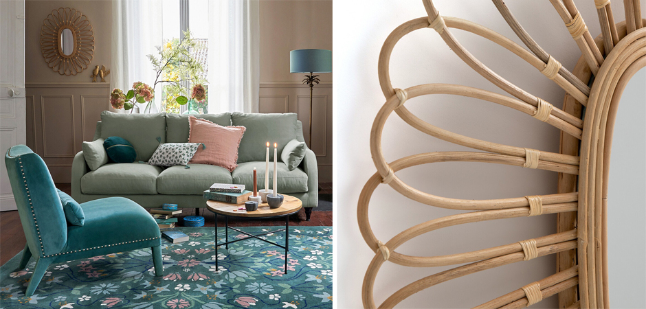 Зеркало Mirror Rattan Oval Зеркало Mirror Rattan Oval - Loft-Concept в Омске