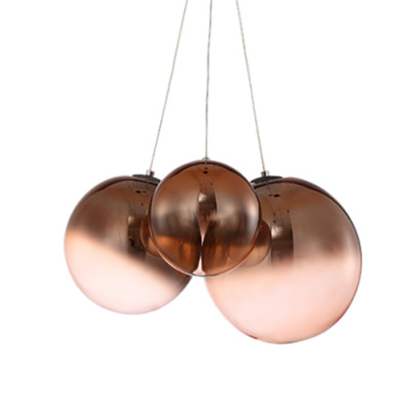 Светильник подвесной медь Balls Lamp  Медь в Омске | Loft Concept 