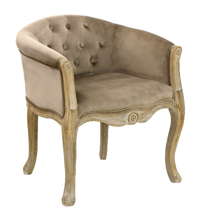 Кресло French Provence Armchair Roderic beige Бежевый в Омске | Loft Concept 