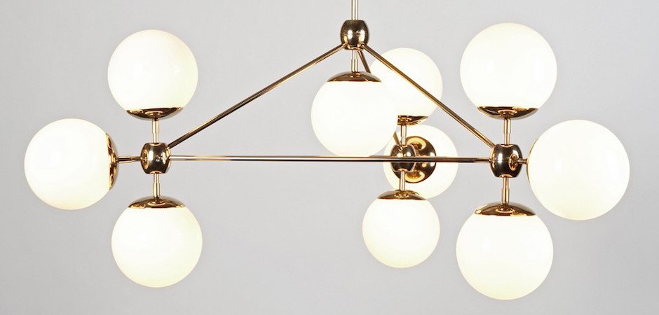 Люстра Modo Chandelier White Glass Люстра Modo Chandelier White Glass - Loft-Concept в Омске