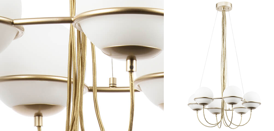 Люстра Melissa Chandelier Champagne 6 Люстра Melissa Chandelier Champagne 6 - Loft-Concept в Омске