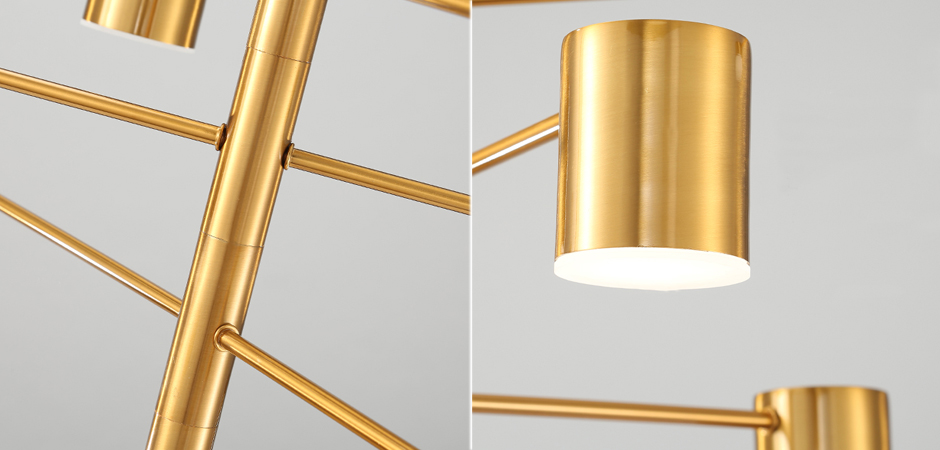Светильник LED Lighting Gold 8 lampholders Светильник LED Lighting Gold 8 lampholders - Loft-Concept в Омске