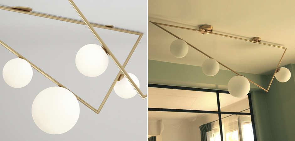 Потолочный светильник Atelier Areti Girlande Ceiling Triangle Потолочный светильник Atelier Areti Girlande Ceiling Triangle - Loft-Concept в Омске