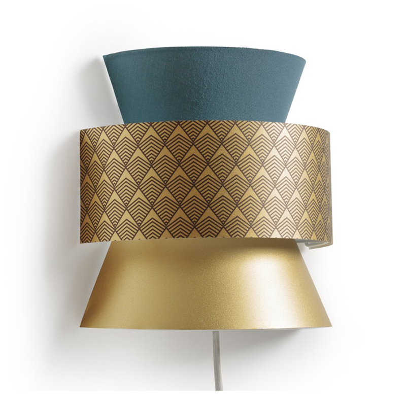 Бра Sconce Blue & Gold Синий Золотой в Омске | Loft Concept 