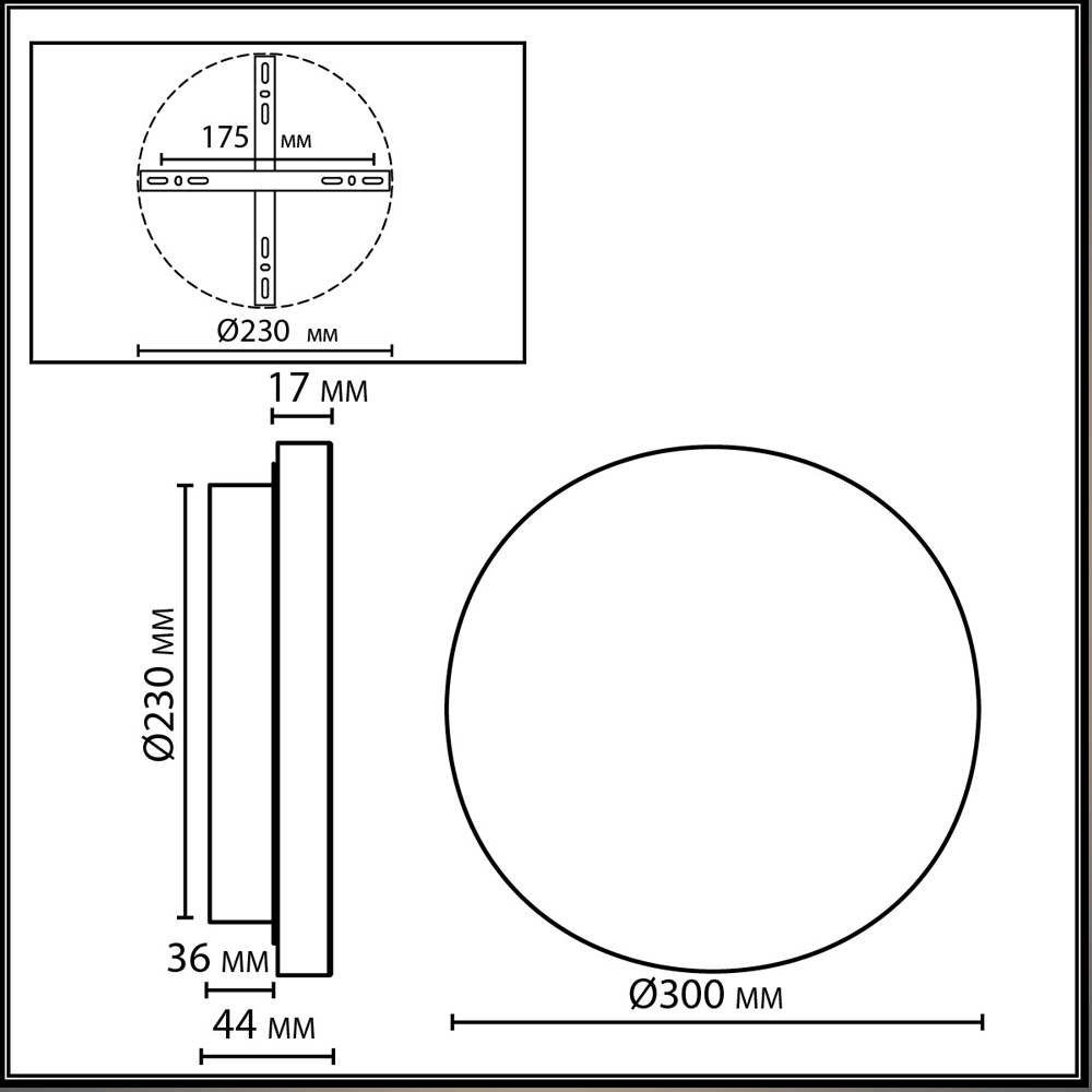Бра круглое натуральная Пробка Natural Cork в Омске