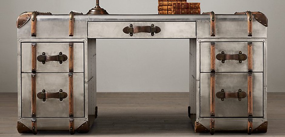 Стол RH Richards metal trunk Desks Стол RH Richards metal trunk Desks - Loft-Concept в Омске