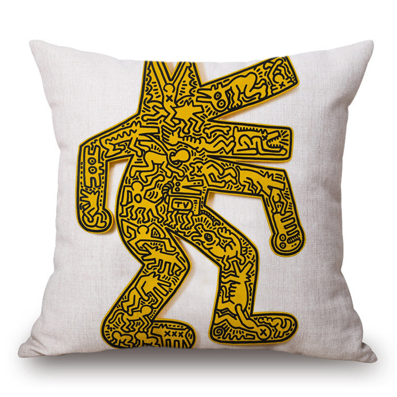 Подушка Keith Haring 14 Мульти в Омске | Loft Concept 