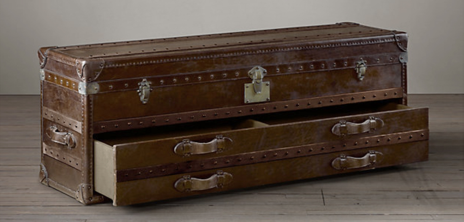 Restoration Hardware Mayfair Steamer Trunk Low Chest Restoration Hardware Mayfair Steamer Trunk Low Chest - Loft-Concept в Омске