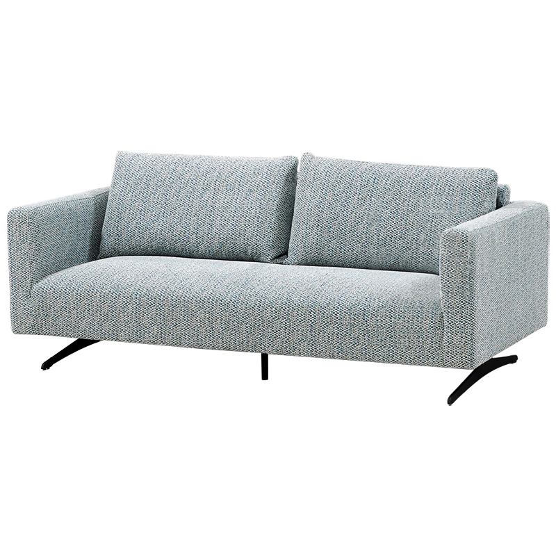 Диван Callie Blue Sofa Голубой Черный в Омске | Loft Concept 