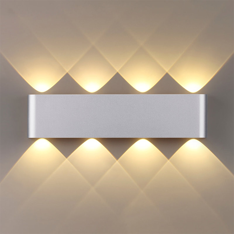 Бра Obverse Silver Rectangle B Wall lamp Серебряный в Омске | Loft Concept 