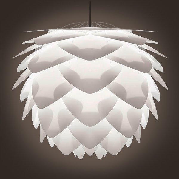 Подвесной светильник pine cone White 45  в Омске | Loft Concept 