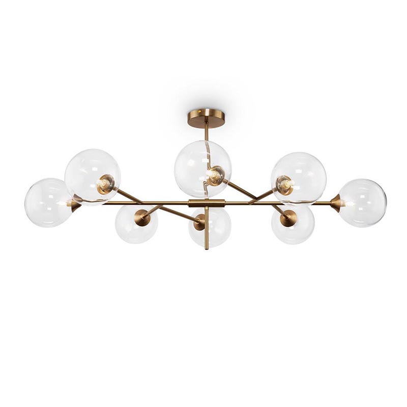 Потолочная люстра Gallotti & Radice Leaf Bronze 8 Бронза Потолочная люстра Gallotti & Radice Leaf Bronze 8 Бронза в Омске | Loft Concept