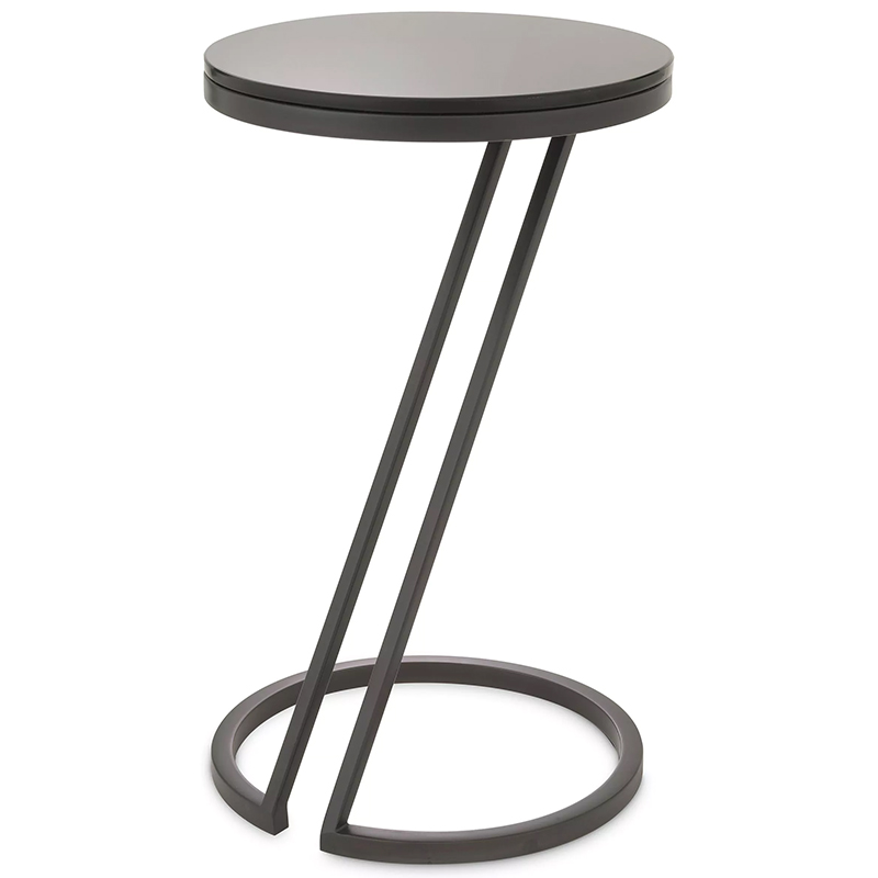 Приставной стол Eichholtz Side Table Falcone Black Черный в Омске | Loft Concept 