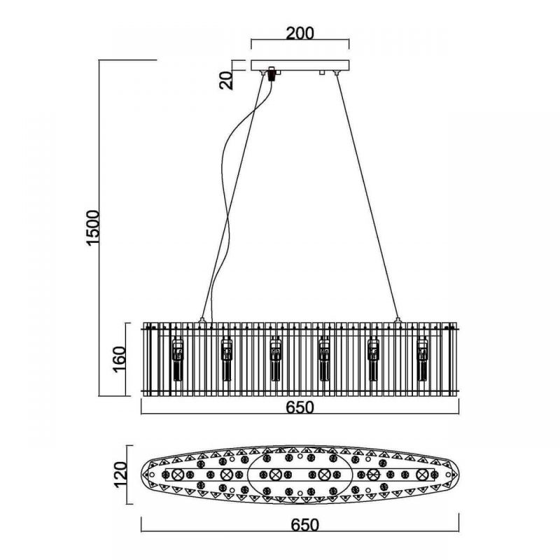 Люстра Board Chandelier в Омске