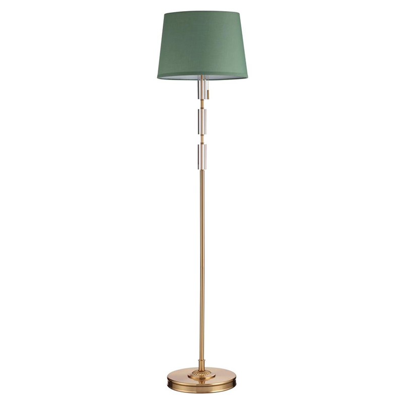 Торшер Ramona Green Floor lamp Бронза Зеленый в Омске | Loft Concept 