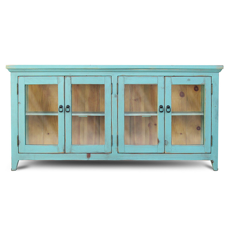 Комод в стиле прованс Valde Provence HARMONIE Weathered Turquoise Бирюзовый в Омске | Loft Concept 