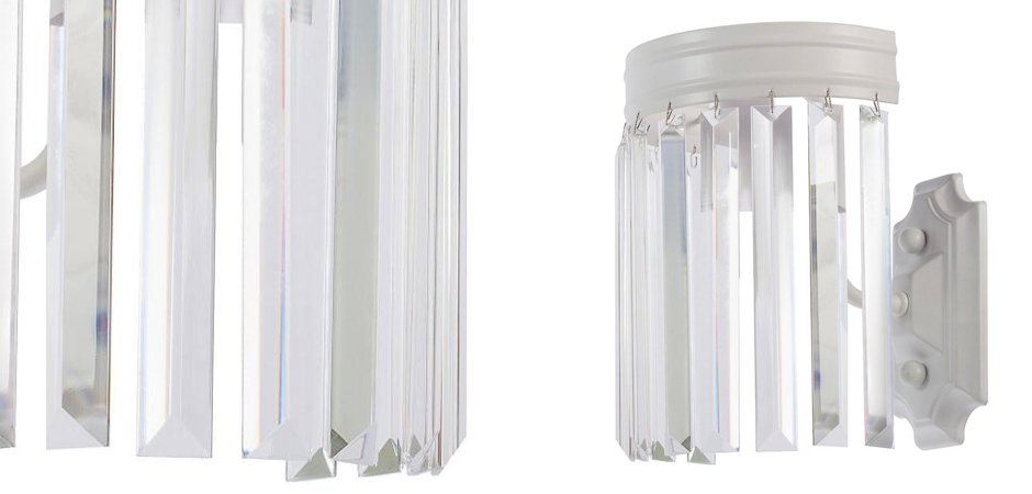 Настенная лампа Odeon Clear Glass White Bra - Loft-Concept в Омске