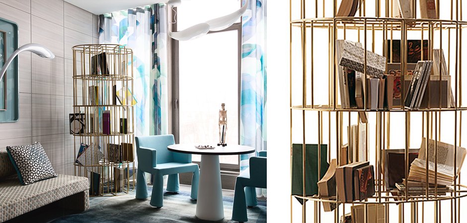 Стеллаж CECCOTTI Bibliotheque Golden Сage Стеллаж CECCOTTI Bibliotheque Golden Сage - Loft-Concept в Омске