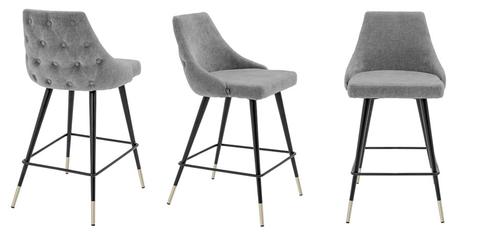 Полубарный стул Eichholtz Counter Stool Cedro Grey Полубарный стул Eichholtz Counter Stool Cedro Grey - Loft-Concept в Омске