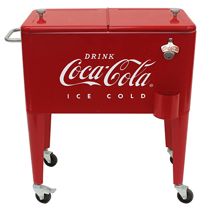 Куллер Retro Metal Coca-Cola Cooler Red Красный (Red) в Омске | Loft Concept 