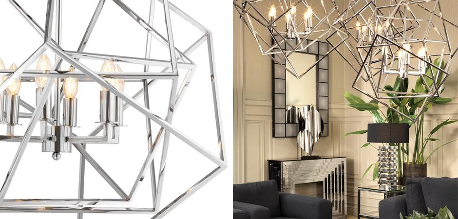 Eichholtz Lantern Matrix Nickel - Loft-Concept в Омске