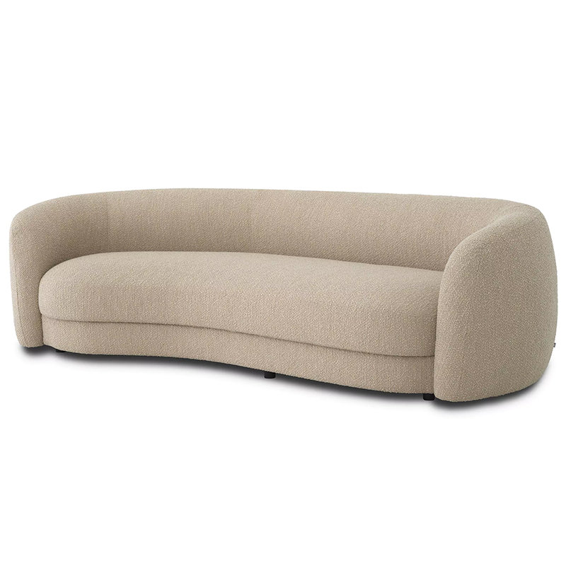 Диван Eichholtz Sofa Blaine Sand Boucle Песочный в Омске | Loft Concept 