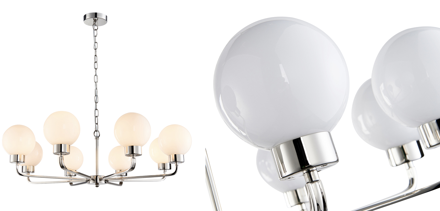 Люстра Zibille Chandelier Nickel - фото №1