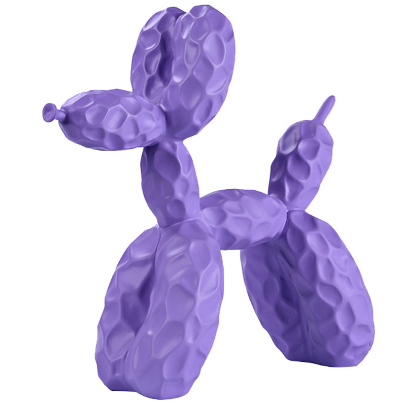 Статуэтка Jeff Koons Balloon Dog Crumpled Lilac Сиреневый в Омске | Loft Concept 