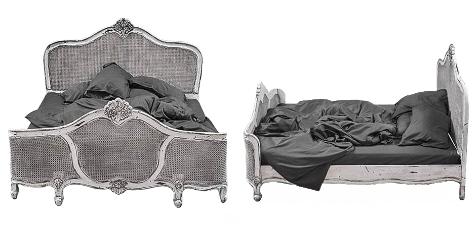 Кровать Wicker Bed White Кровать Wicker Bed White - Loft-Concept в Омске